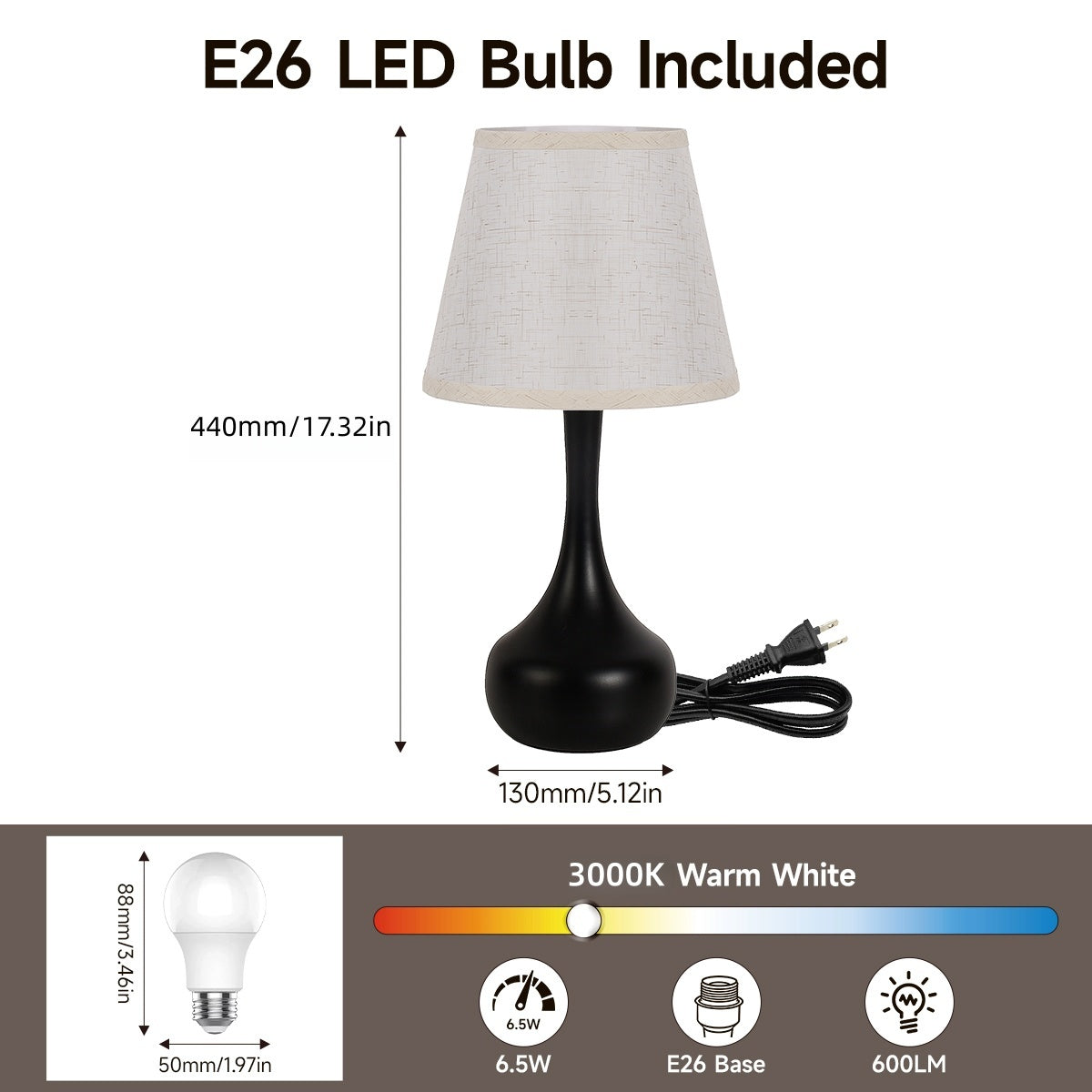 Touch Bedside Lamps, Set of 2, view 10
