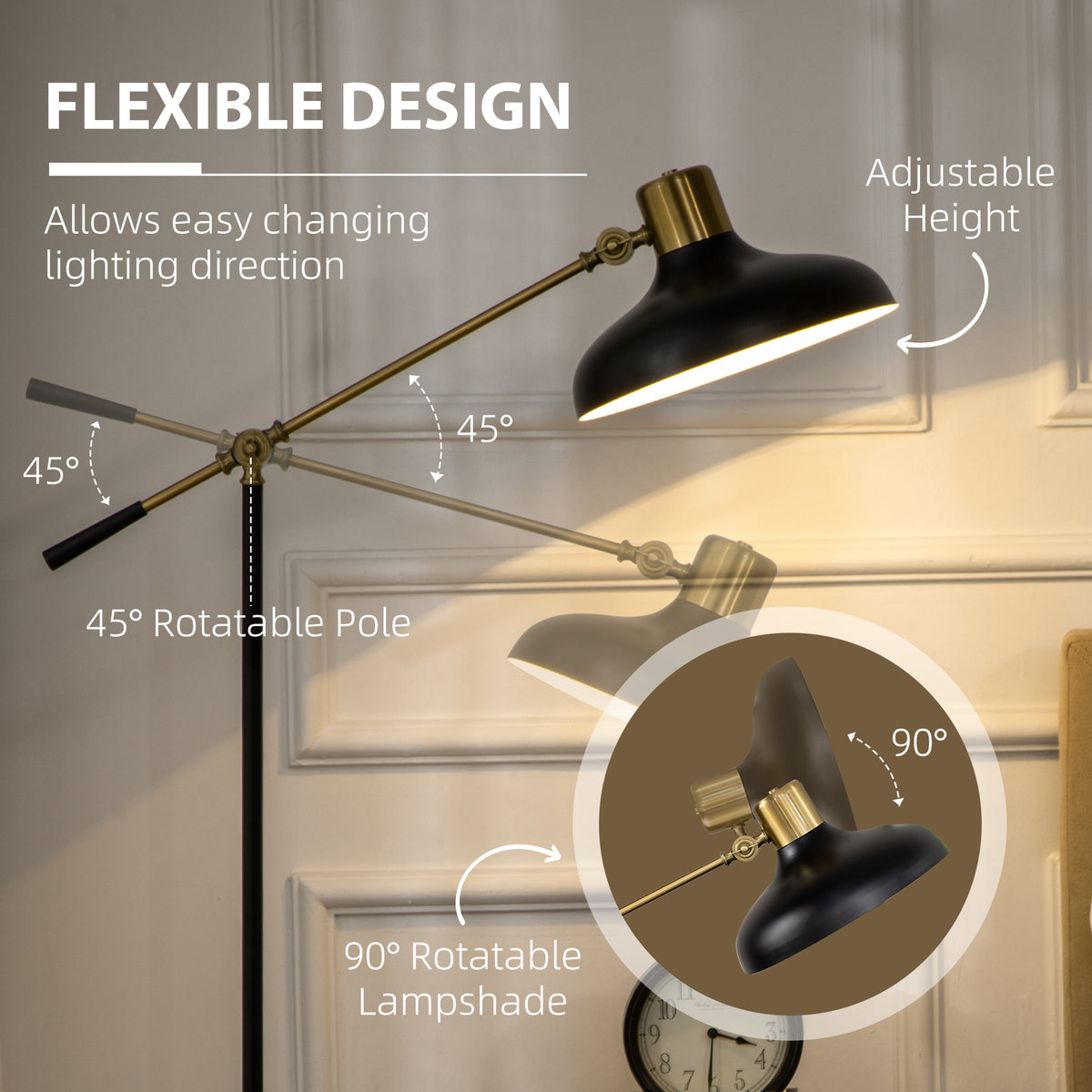 Balance Arm Floor Lamp, view 8