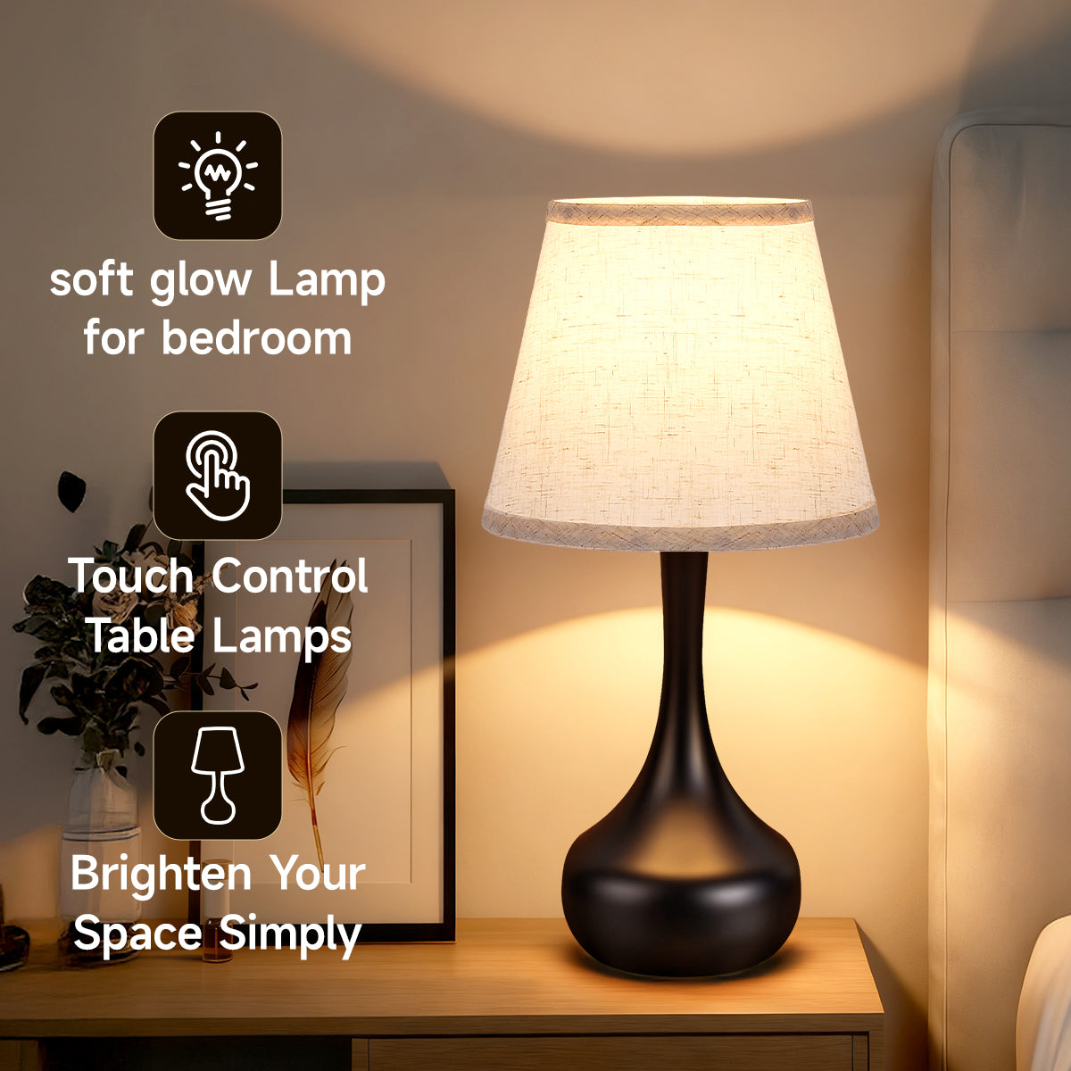 Touch Bedside Lamps, Set of 2, view 9